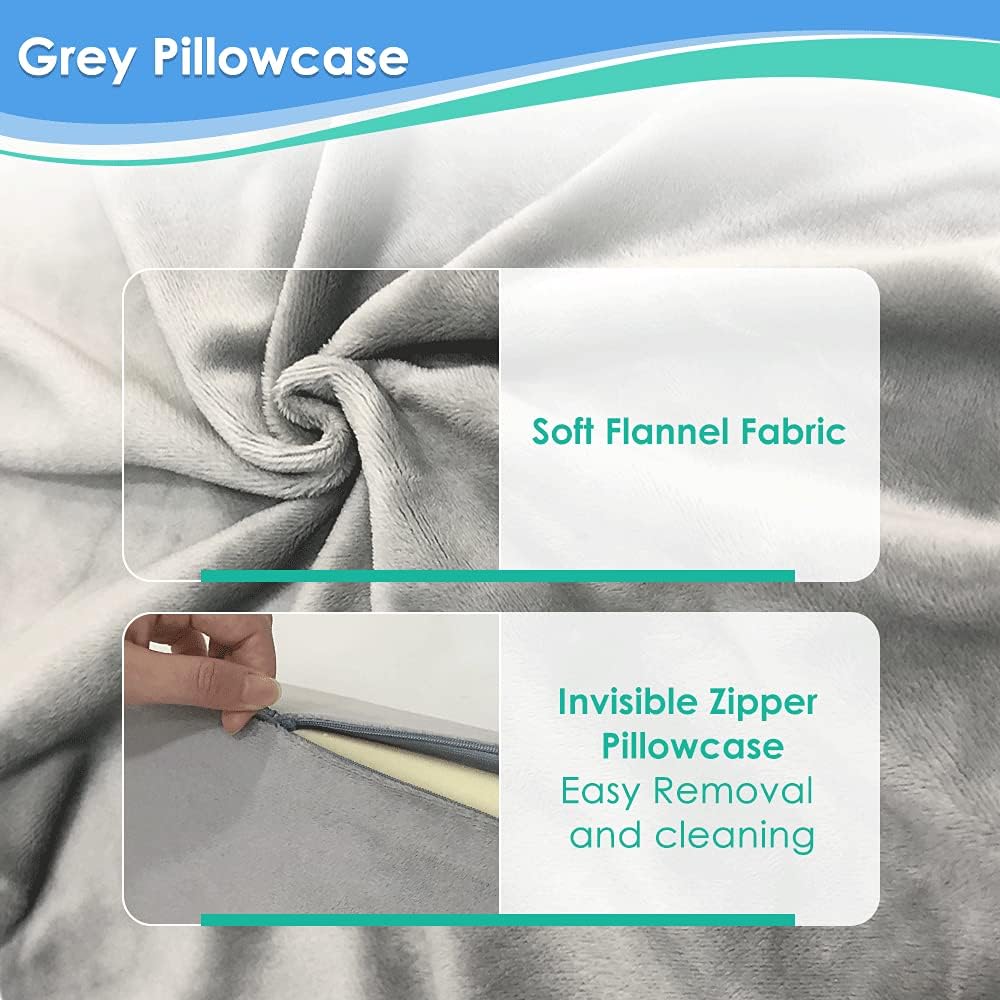 NEPPT Bed Wedge Pillow Set for Back Support and Post Surgery