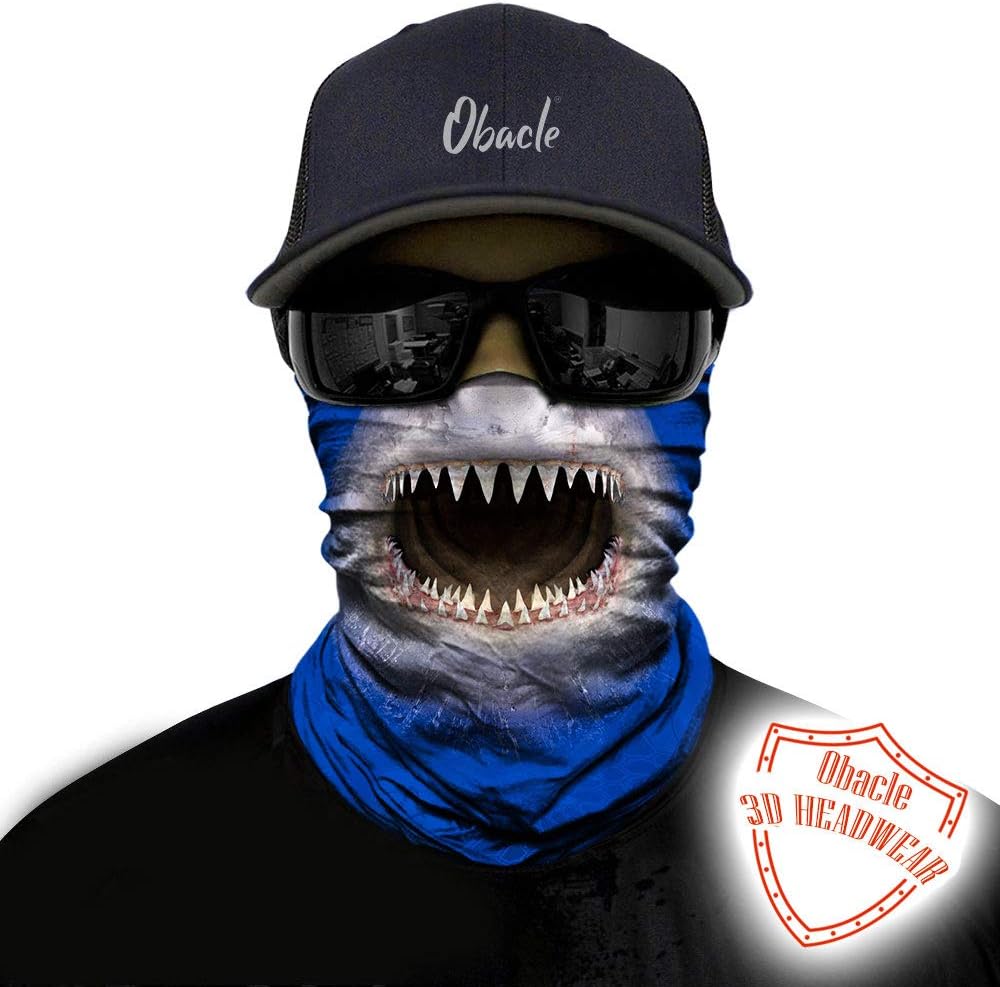 Obacle 3D Animal Bandana Face Mask for Men Women