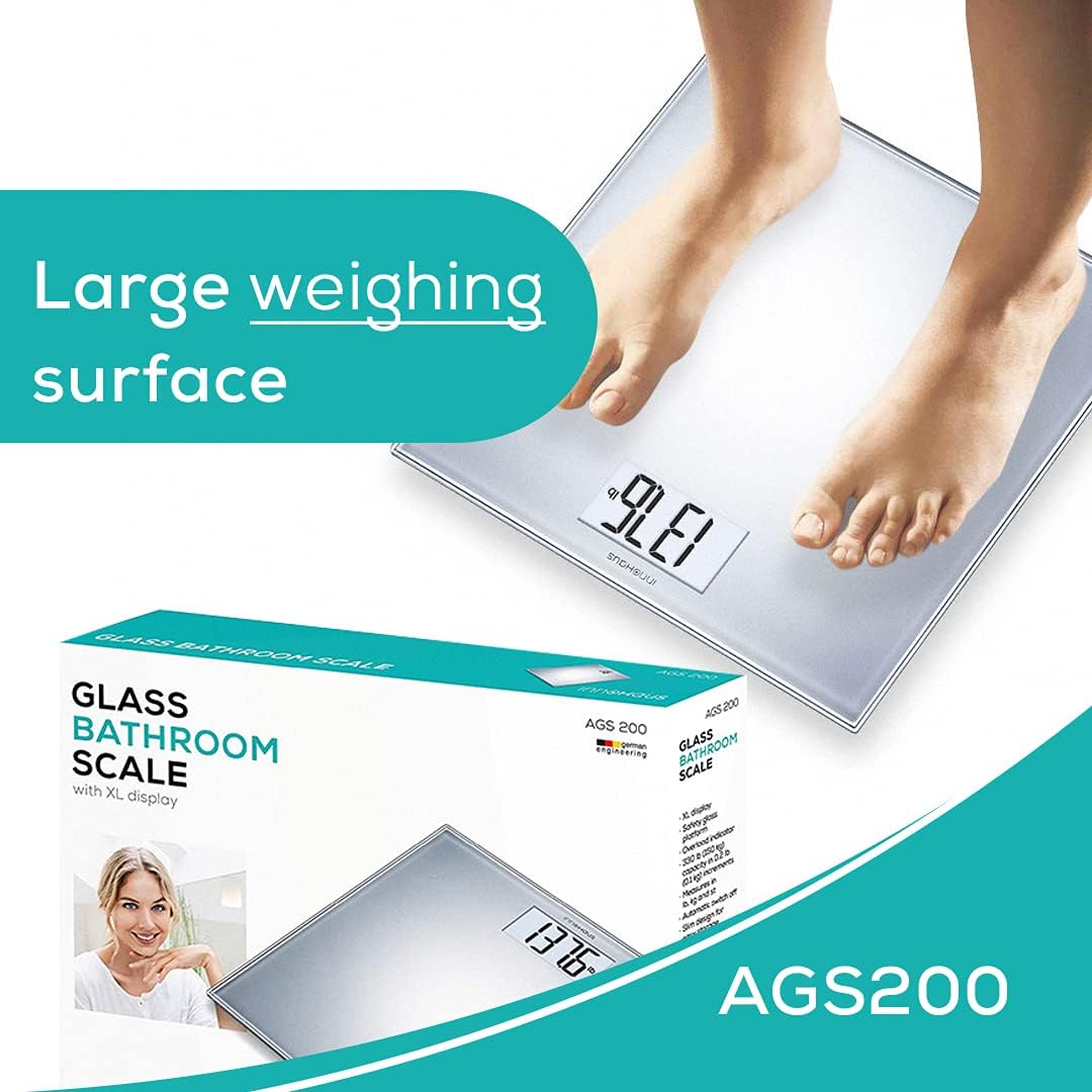 innoHaus AGS200 Digital Glass Body Scale 1