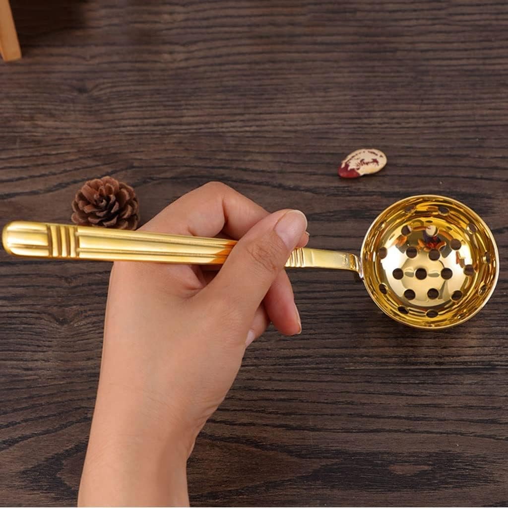 DAOUXIAOSP Pure Copper Colander Skimmer Ladle