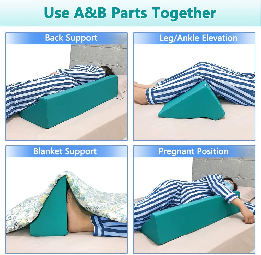 NEAUDE Bedsores Turning Wedge Pillow for Bedridden Patients