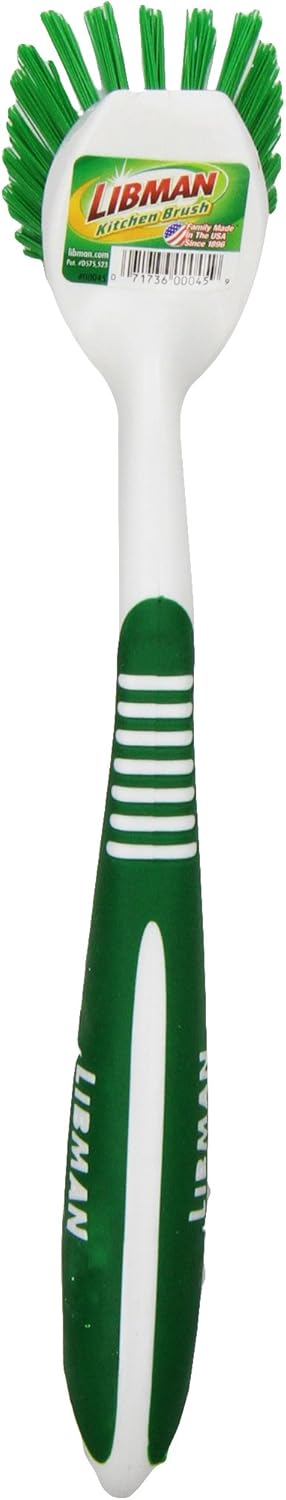 Libman Kitchen Brush with Scraper and Hanger Hole
