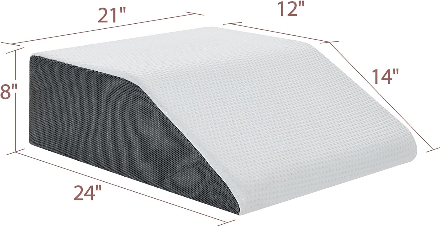 Touchutopia Leg Elevated Pillow for Pain Relief and Recovery 1