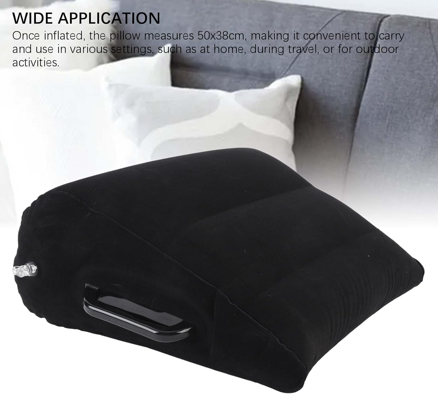 FOSA Inflatable Wedge Pillow for Sleeping and Travel 1