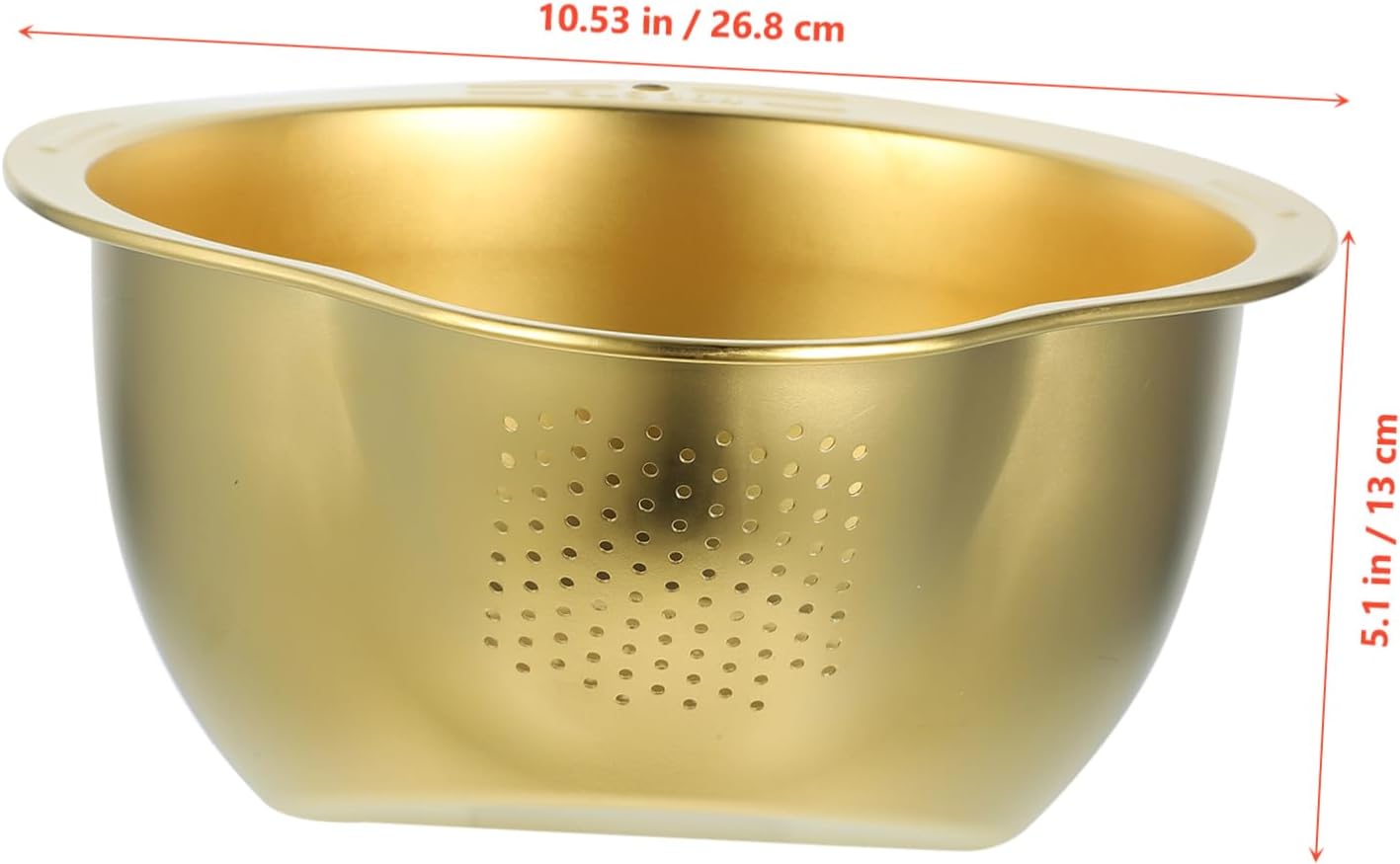 Luxshiny Stainless Steel Colander with Drain Basket