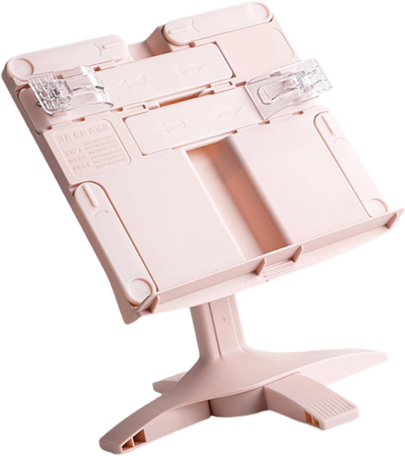 Folding Book Stand for Reading Textbook with Adjustable Height and Angles 1