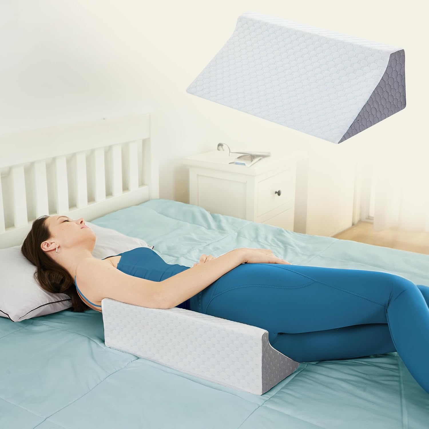 Touchutopia Wedge Pillow for Side Sleepers