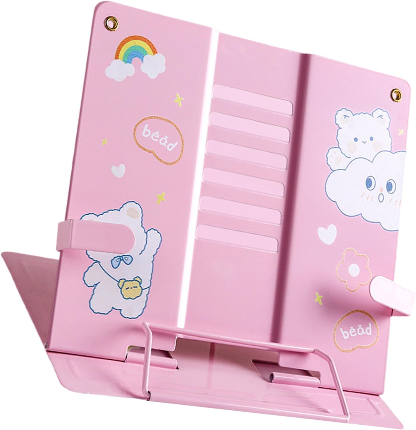 TOPFROP Foldable Metal Book Stand for Reading