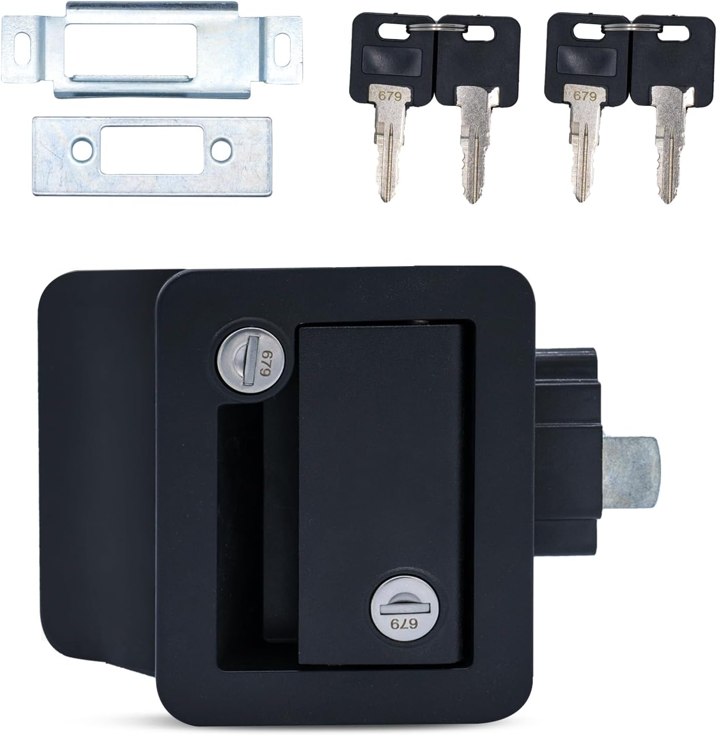 TSMST RV Door Locks with Paddle Deadbolt and 4 Keys