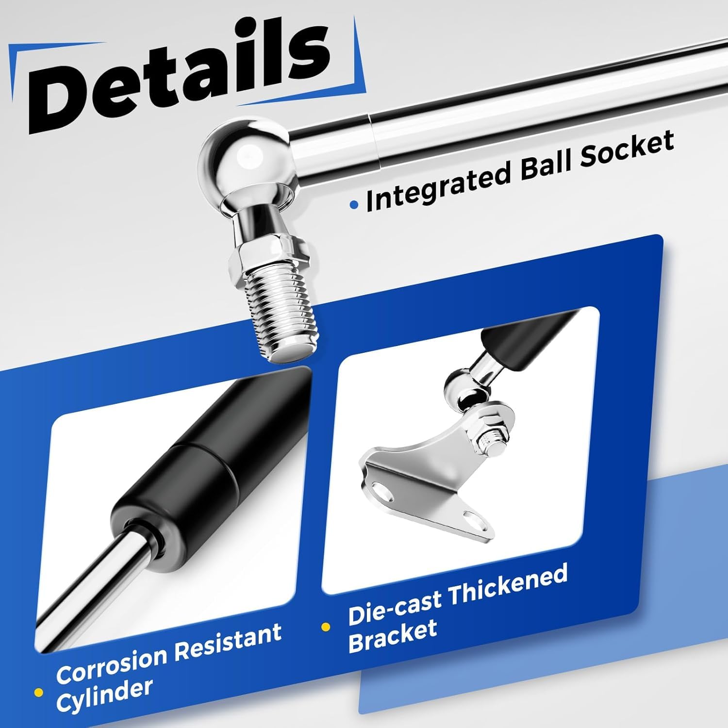 ARANA 15 Inch Lift Support Struts Gas Spring Shocks 67 LB