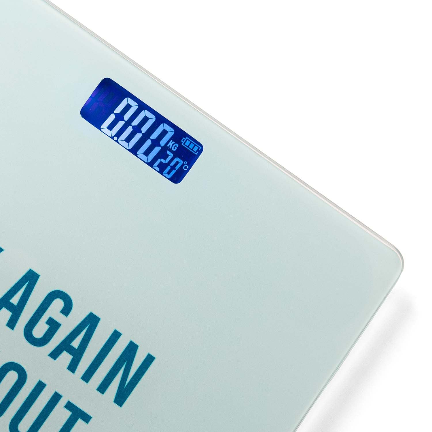 Fisura Digital Bathroom Scale with Try Again Socks Challenge