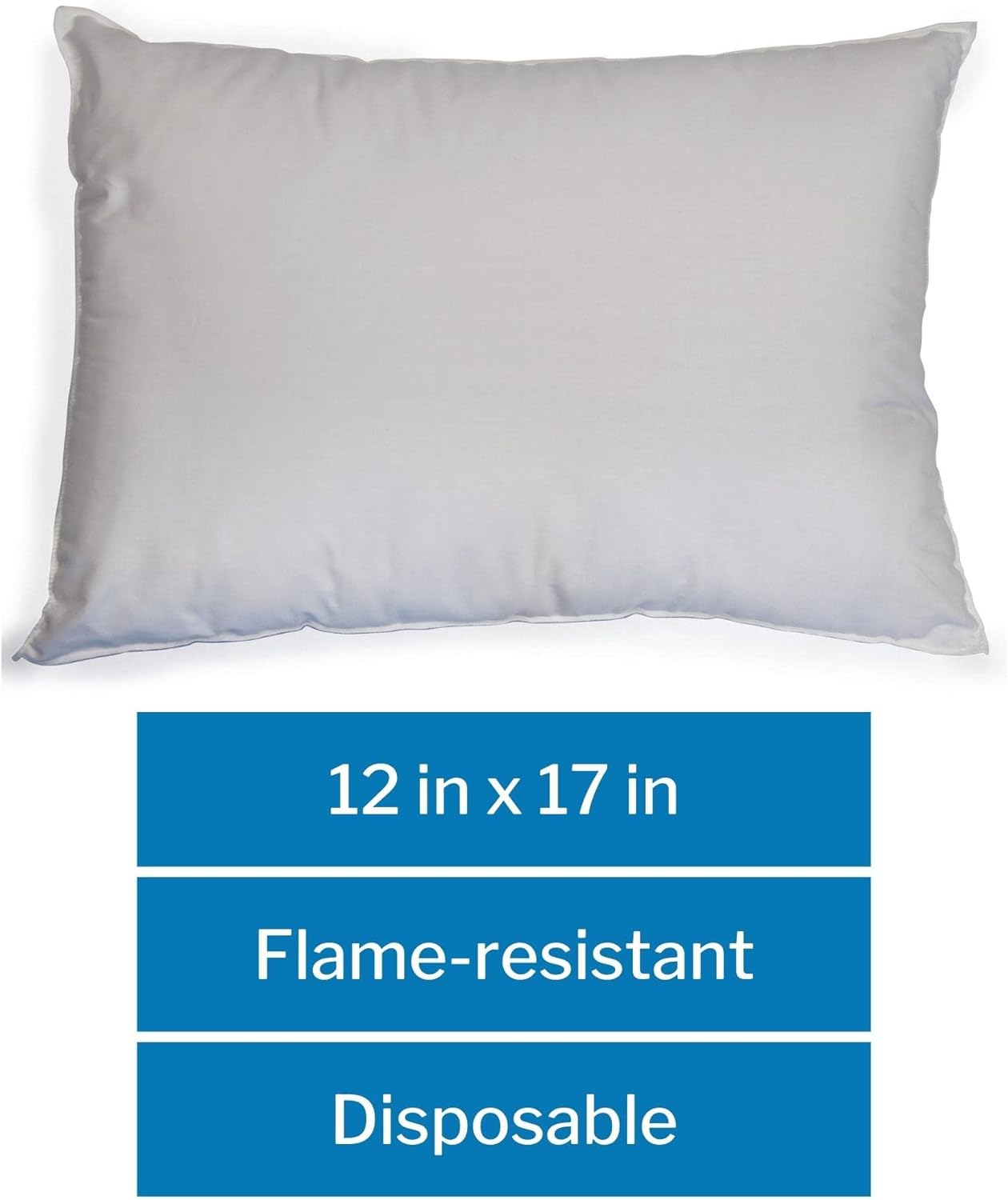 McKesson Disposable Bed Pillow 12x17in 24 Count