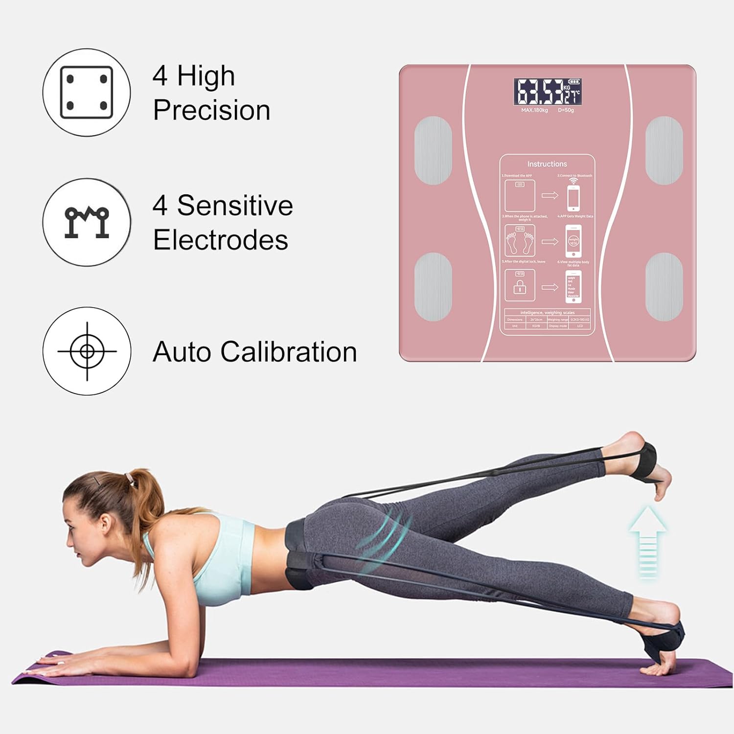 ChuangMaiShi Intelligent Body Fat Scale with Bluetooth