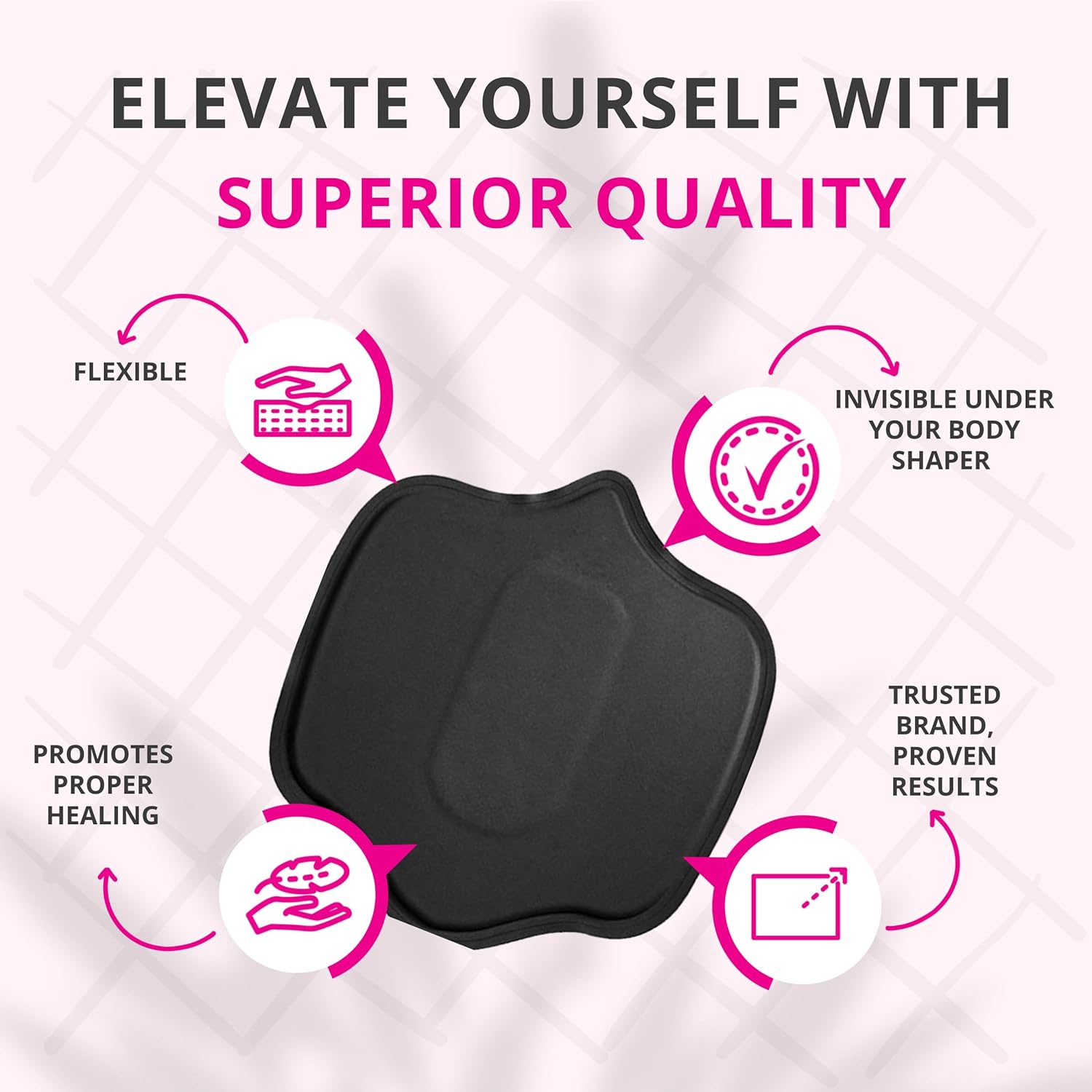 BBL Pillow Post Surgery Pack of 8 with Back Support
