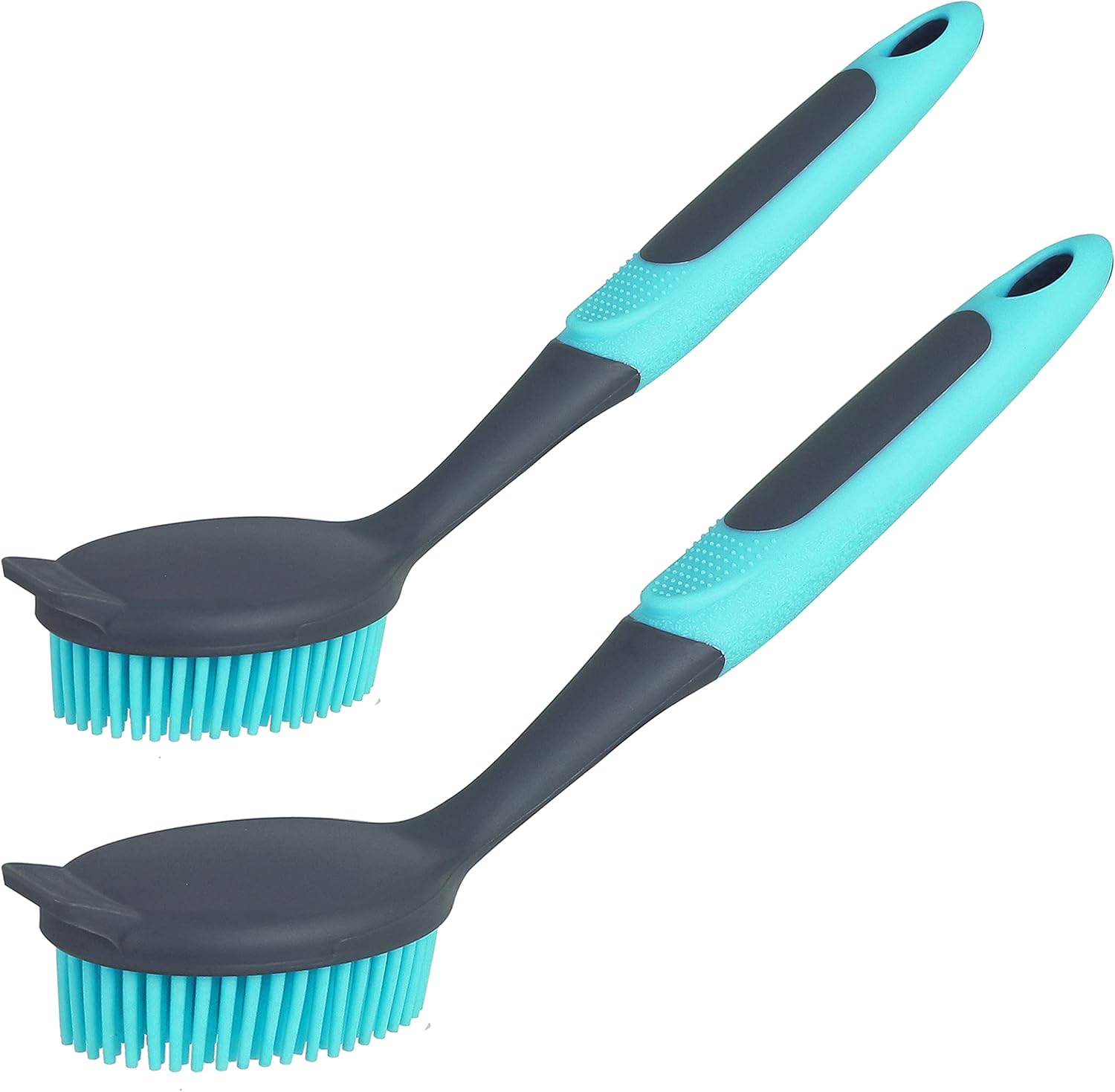 PHYEX 2-Pack Dish Brush with Handle and Scraper