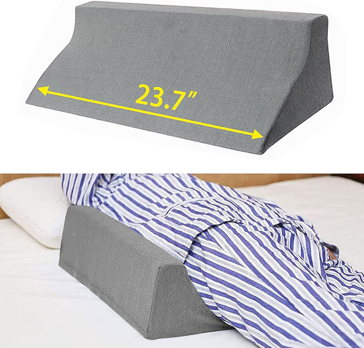 Fanwer Body Side Wedge Pillow for Sleeping