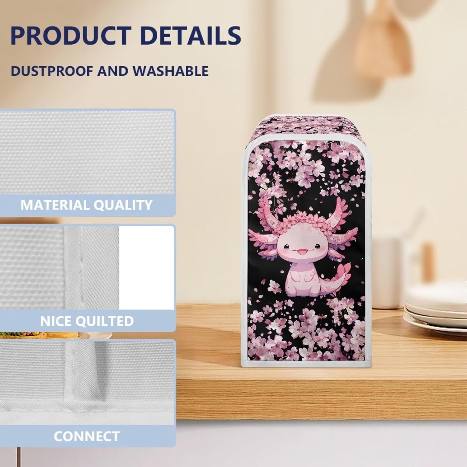 Suhoaziia Axolotl Can Opener Cover for Electric Openers