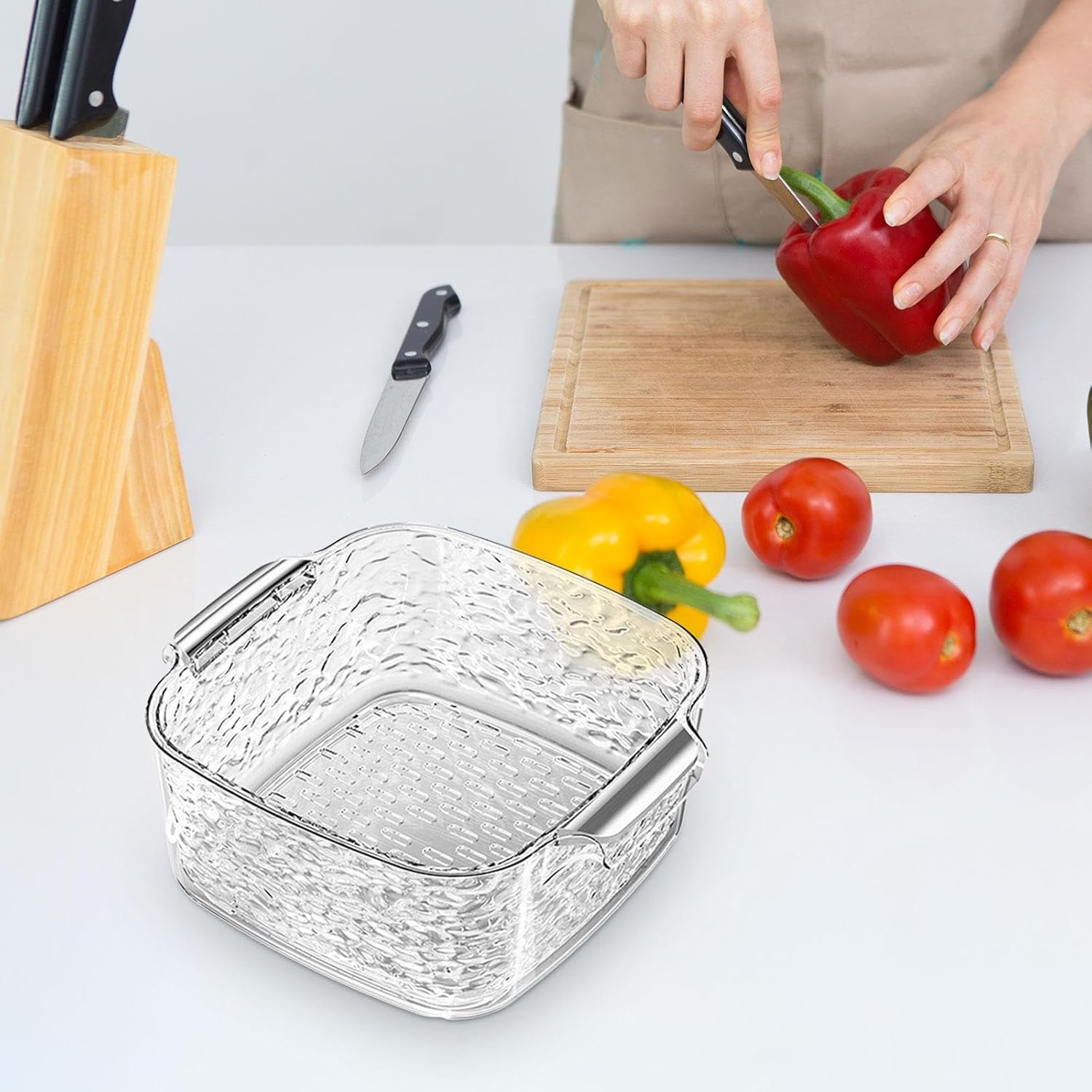 Versatile Kitchen Strainer Set for Fresh Produce 1