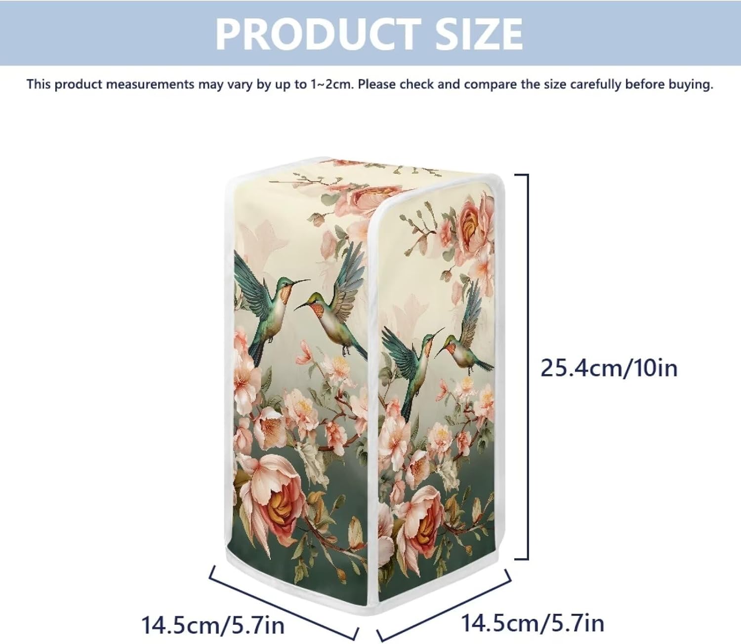 Hummingbird Can Opener Dust Cover - Machine Washable Portable