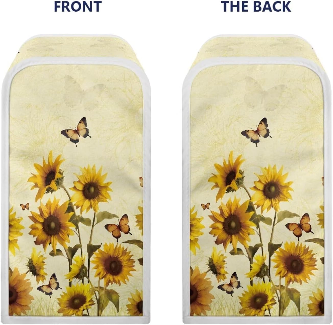 TODIYADDU Yellow Sunflower Can Opener Cover for Women