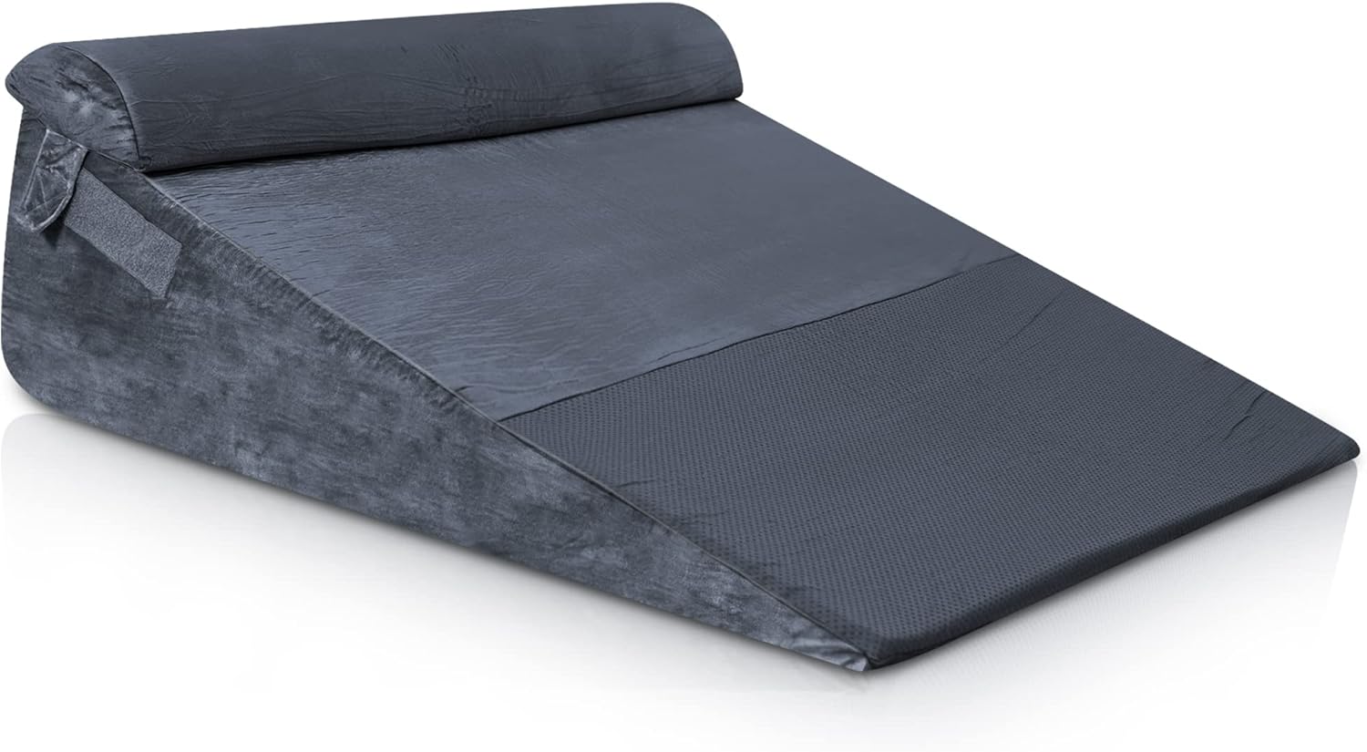 Lunix Replacement Cover for LX9 XL 12in Wedge Pillow Set - Navy 1