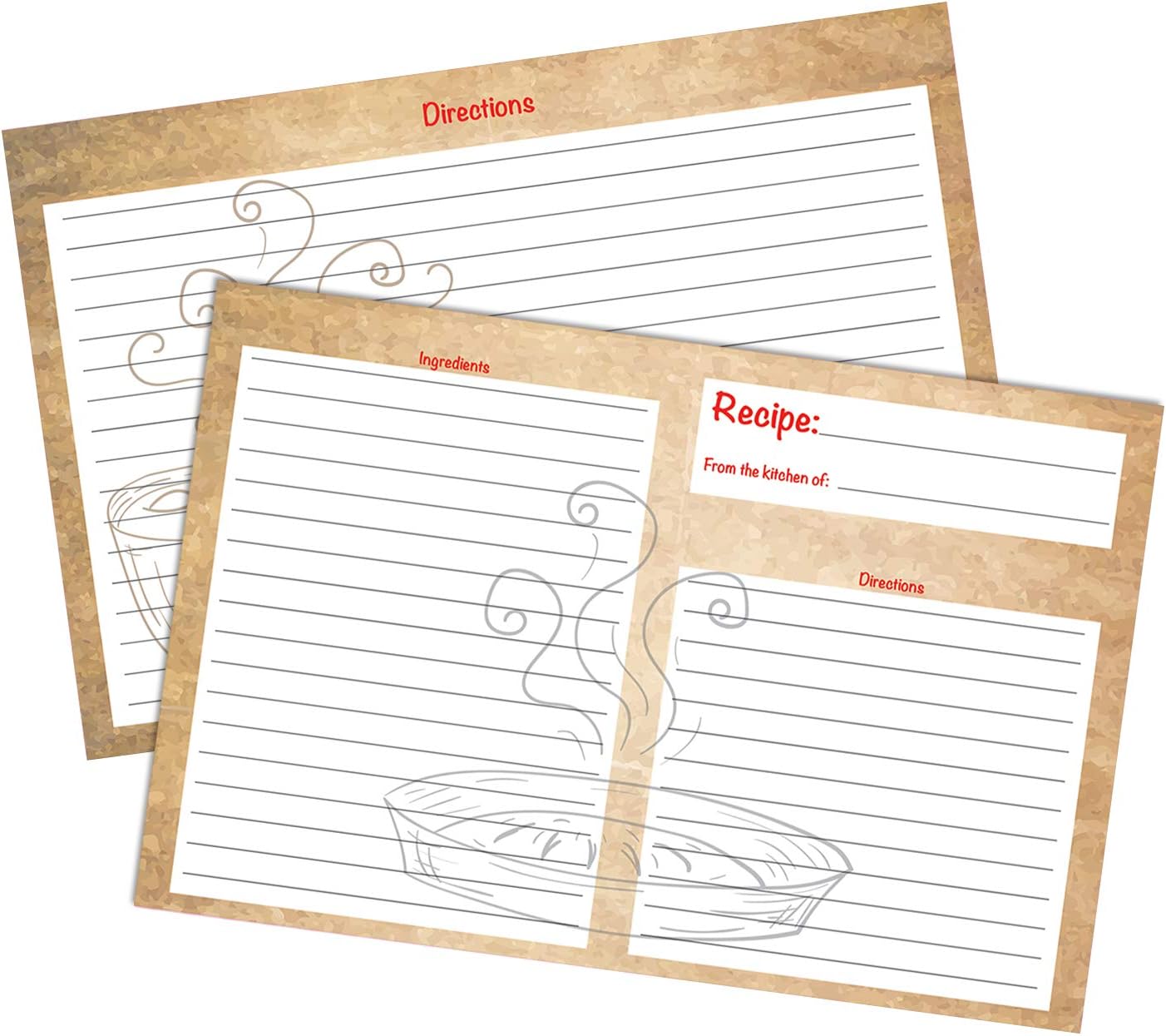 Better Crafts Kitchen Classics Recipe Cards 50 Double Sided