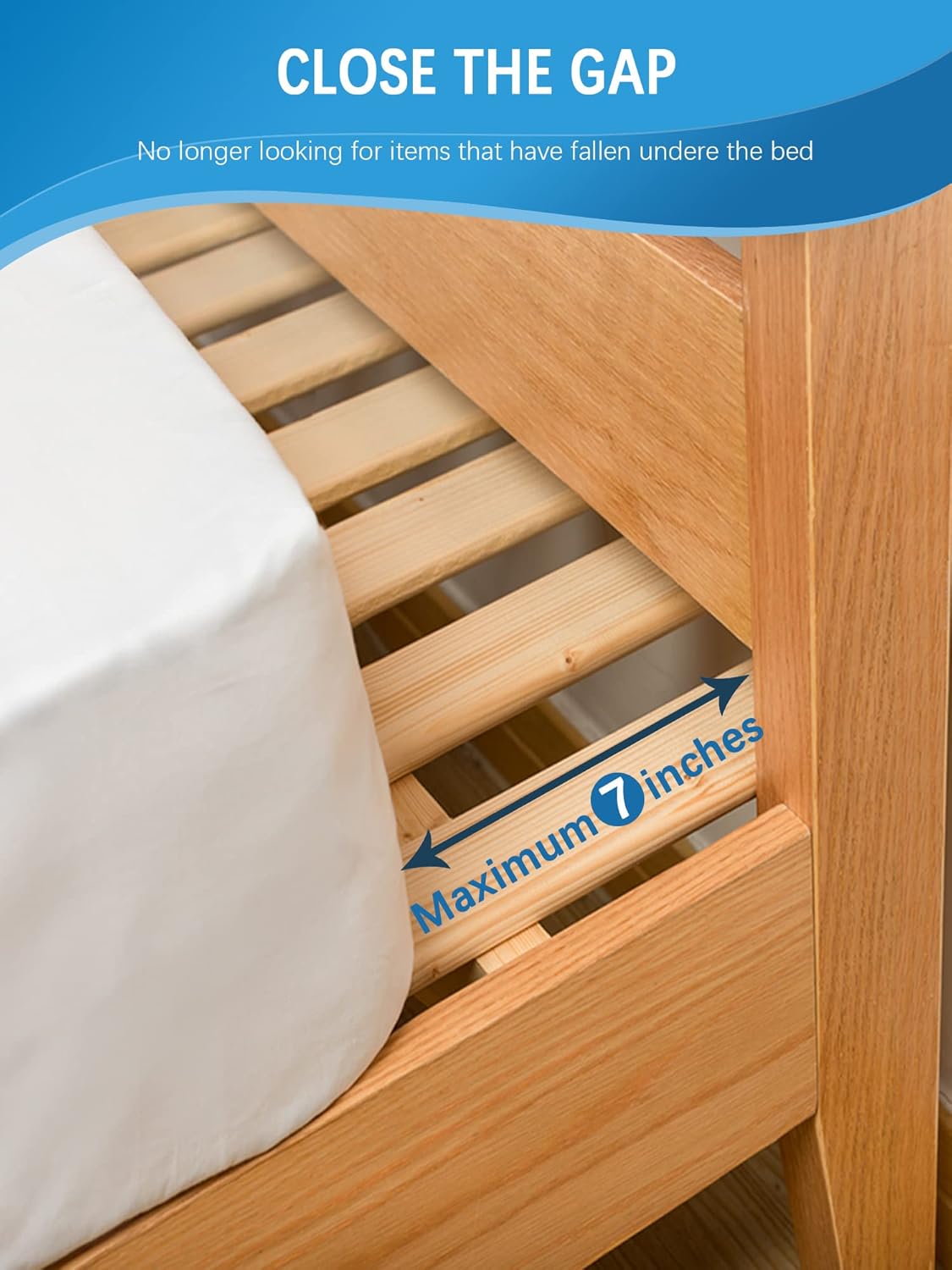 Moavica Full Size Bed Wedge Pillow Gap Filler