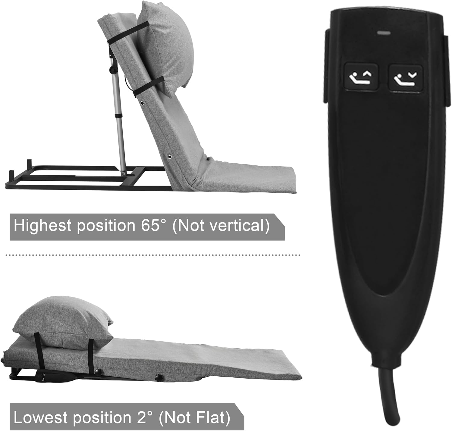 Skuehod Electric Adjustable Bed Backrest for Elderly Patients