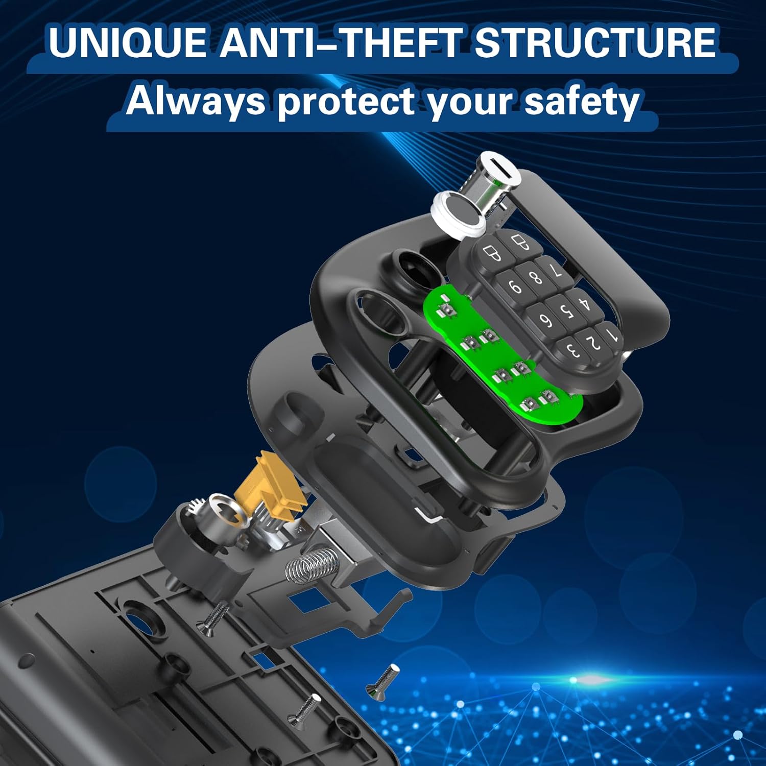 Vovoir Keyless RV Door Lock with Fingerprint and APP Control