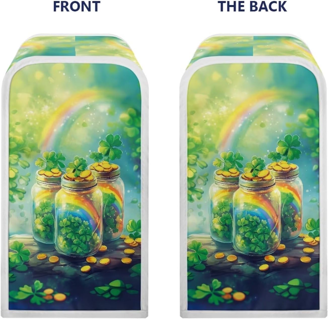 Hudotybom Rainbow Shamrock Can Opener Cover