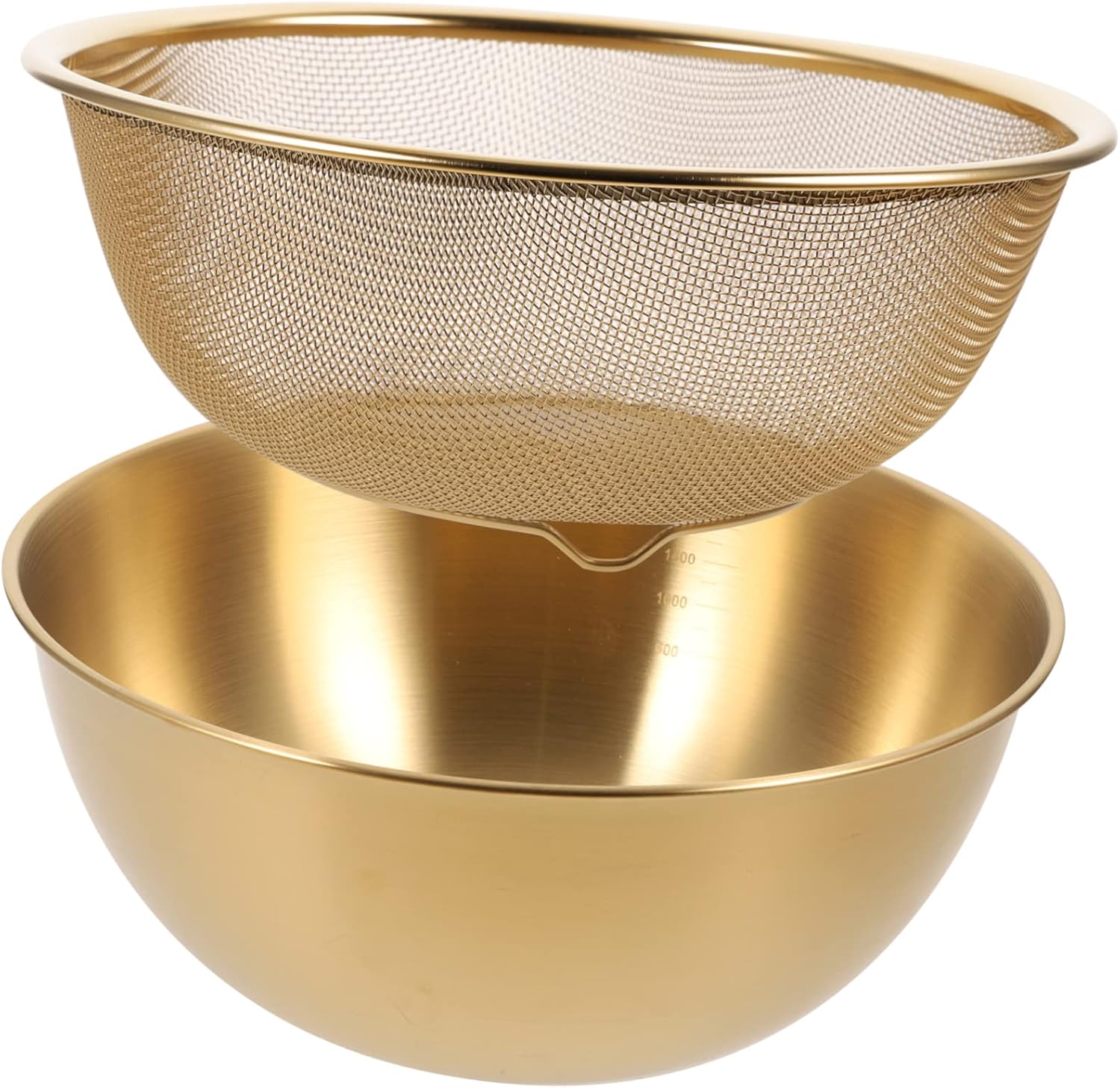 Hoement 1 Set Stainless Steel Drain Basket Colander