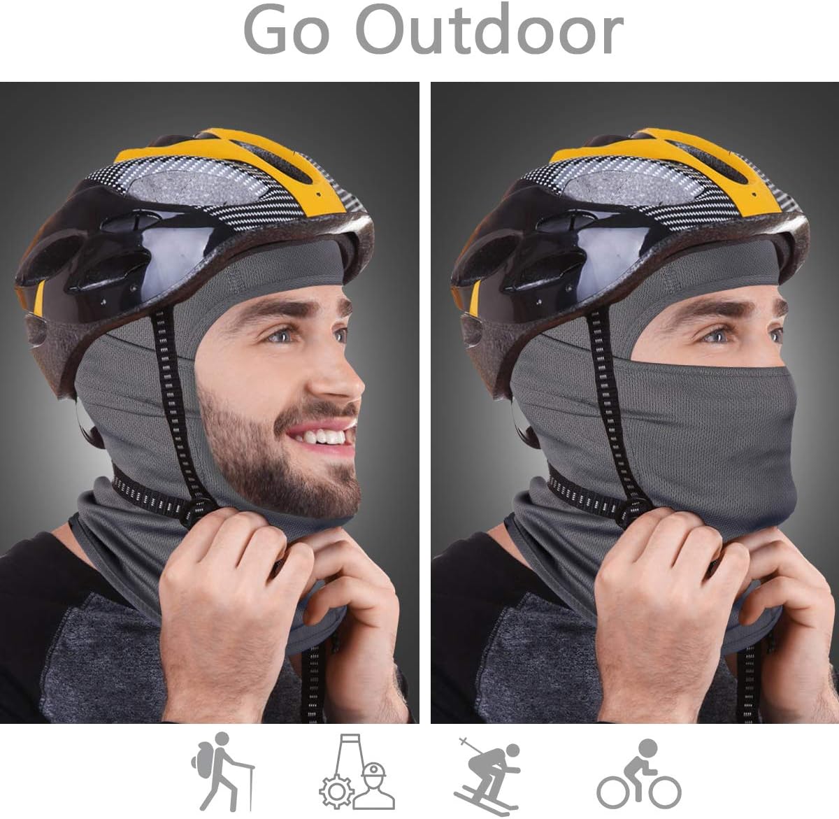 Achiou Ski Mask for Men Women UV Protection Balaclava