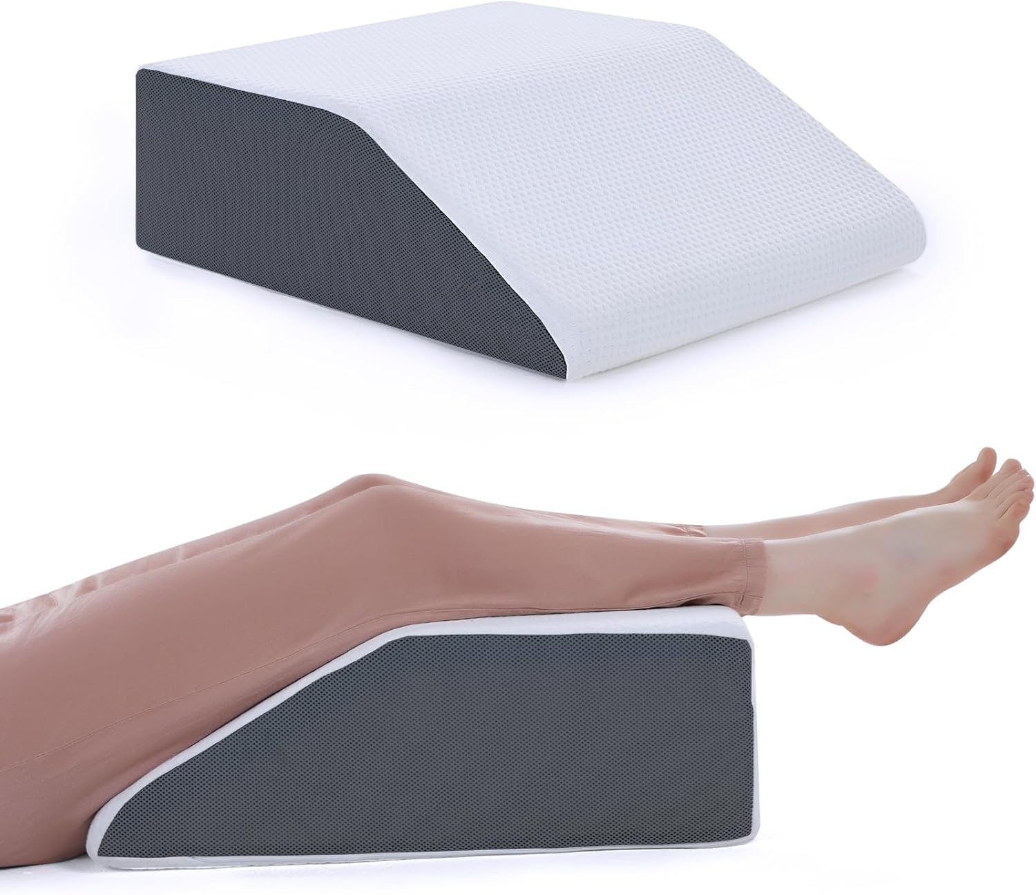 Touchutopia Leg Elevated Pillow for Pain Relief and Recovery 1