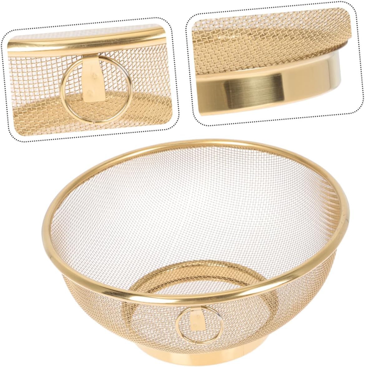 KONTONTY Stainless Steel Colander with Bowl