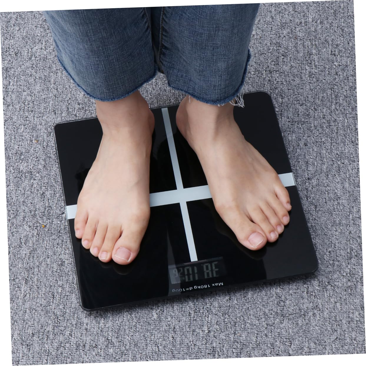 NOLITOY Glass Square Weight Scale High Precision Digital