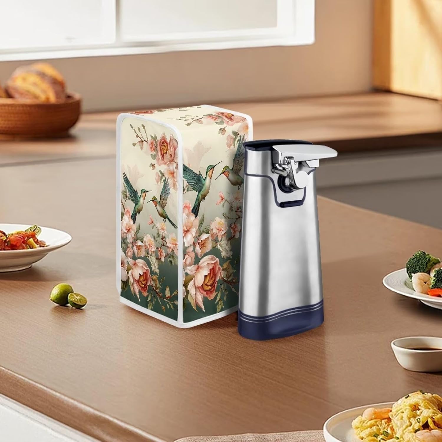 Hummingbird Can Opener Dust Cover - Machine Washable Portable
