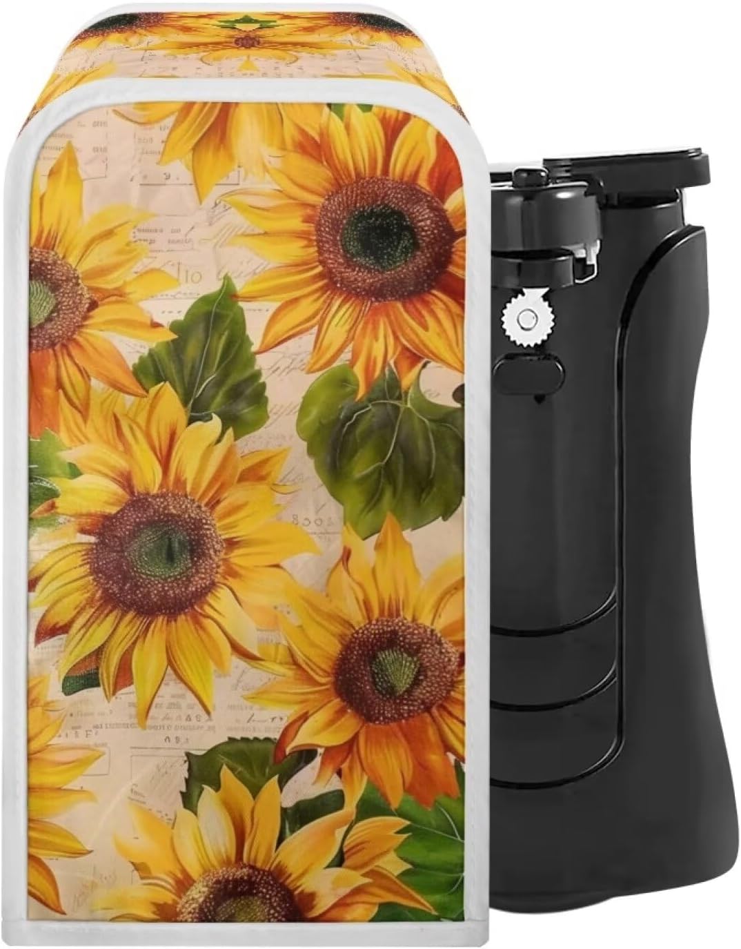 DISNIMO Vintage Sunflower Can Opener Cover