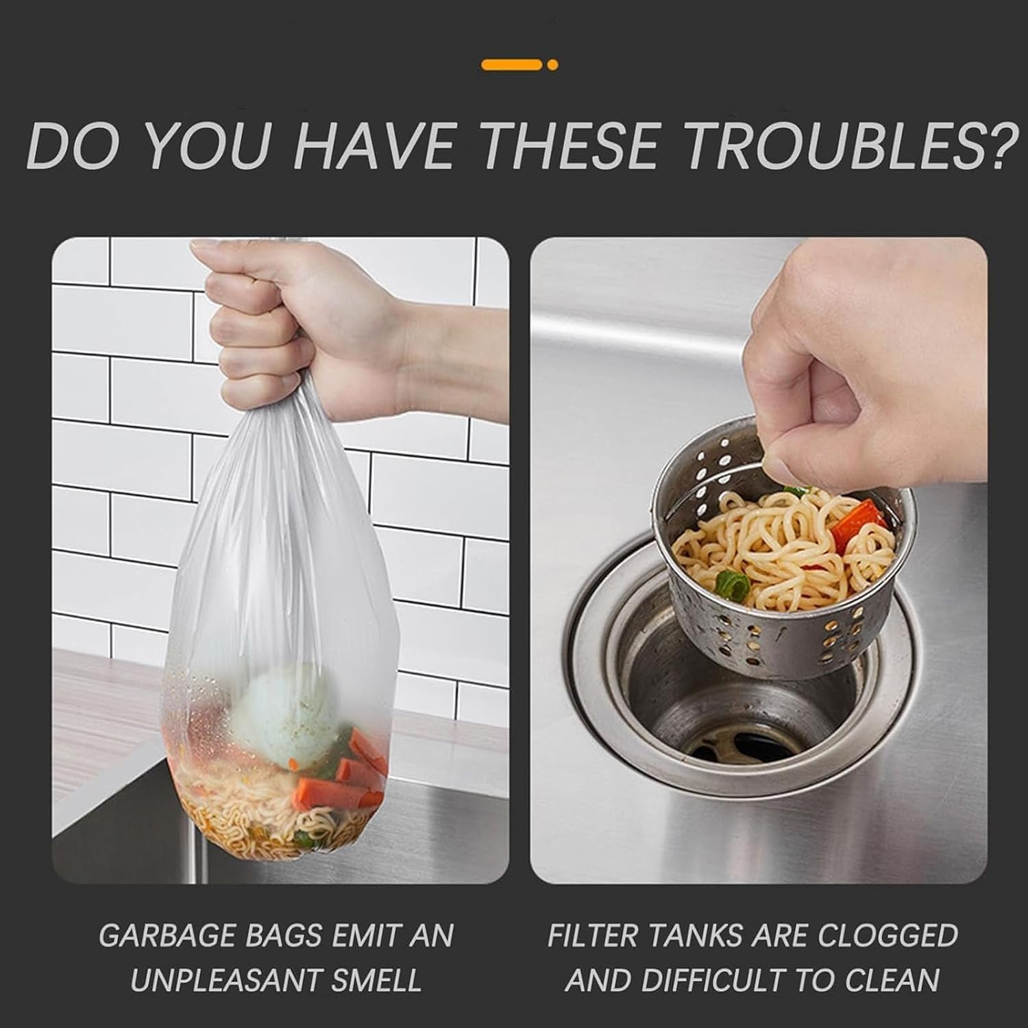 Space-Saving Foldable Mesh Mate Sink Strainer