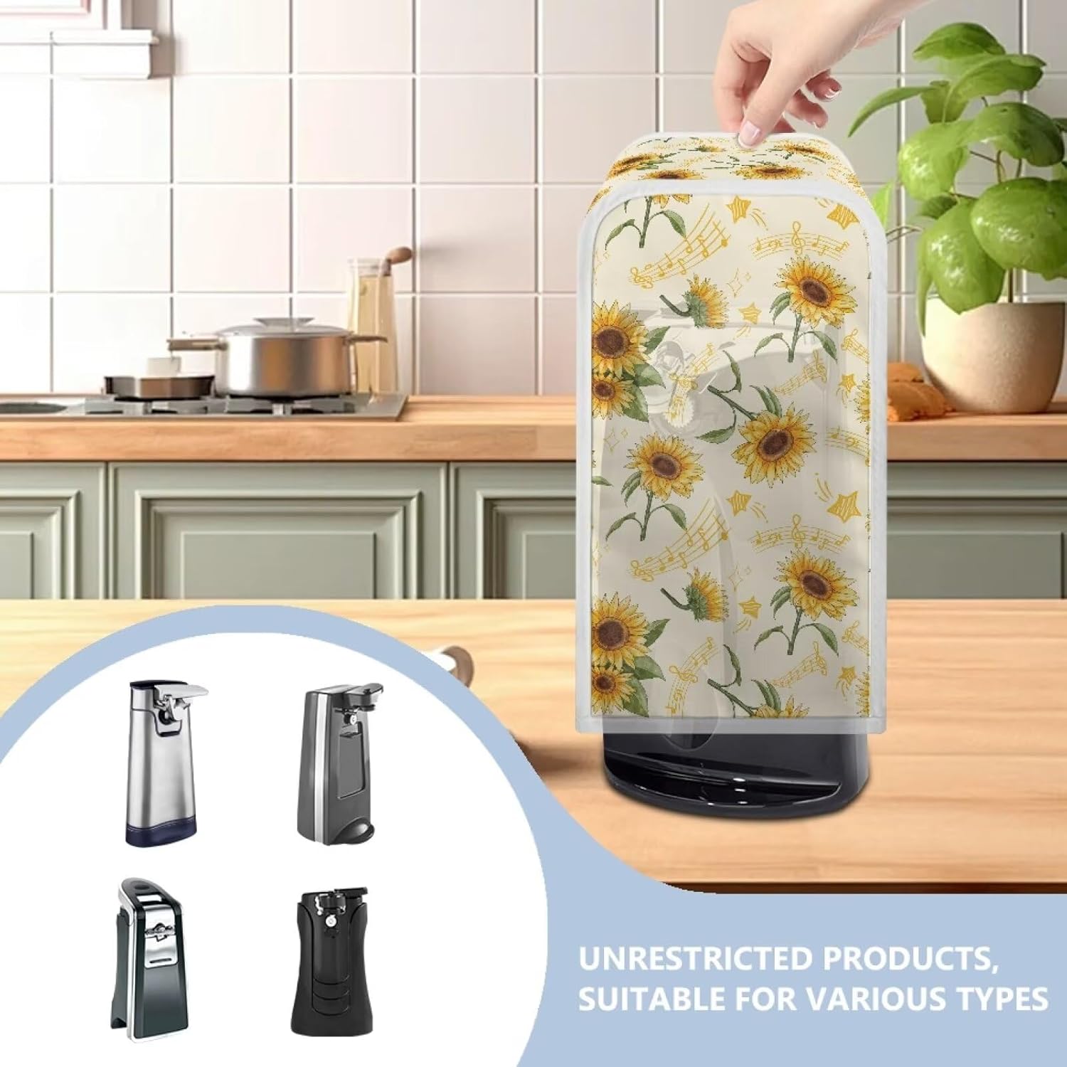 Dustproof Can Opener Cover for Electric Can Openers