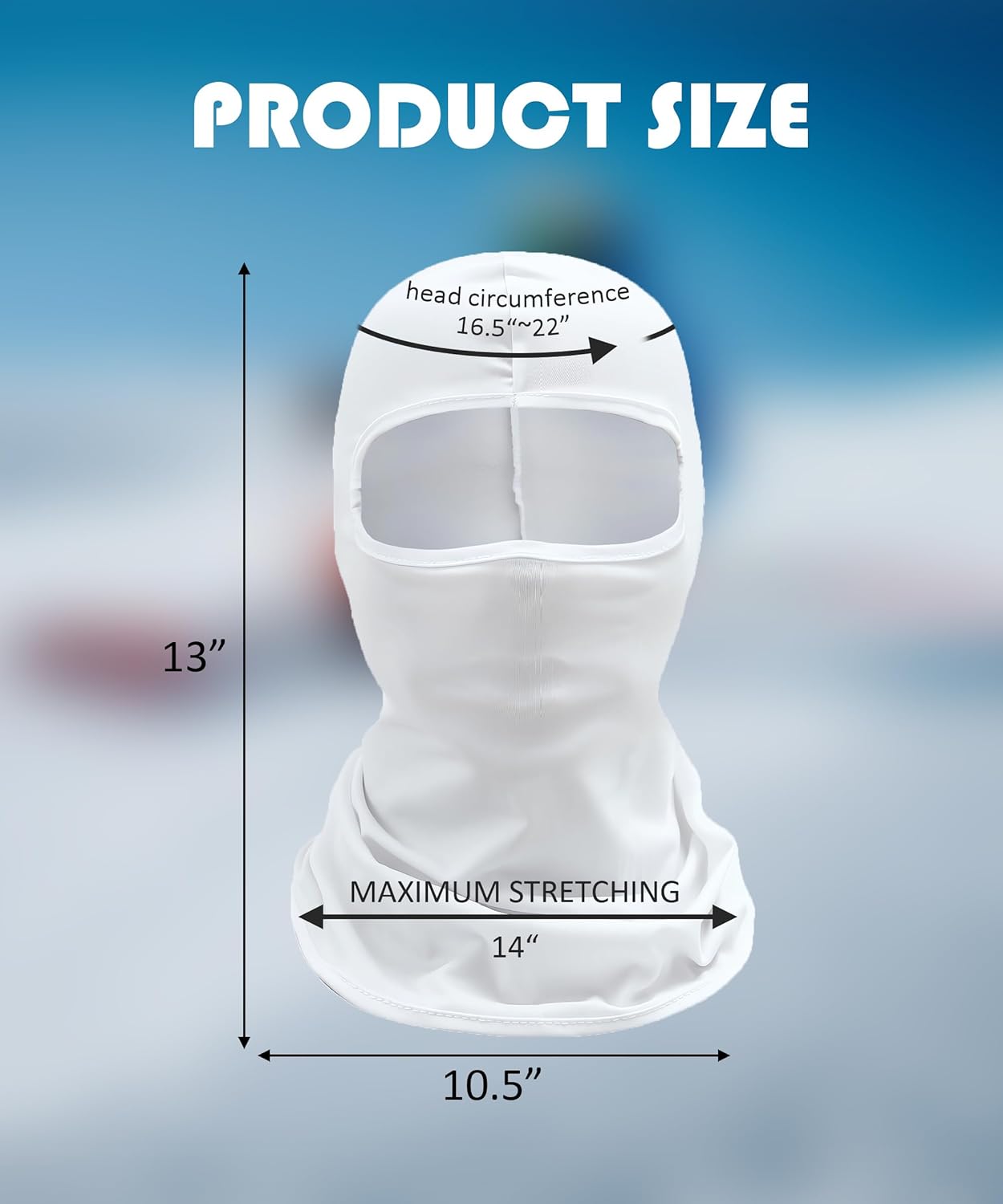 RACOONA Winter Motorcycle Face Mask Balaclava
