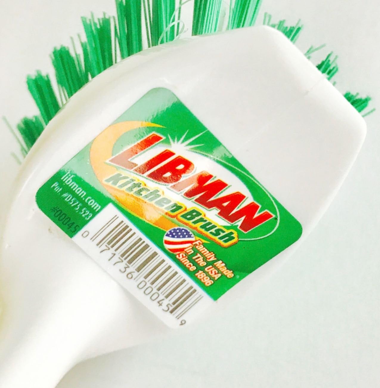 Libman Dish Brush Set - 2 Pack Green Kitchen Pan Cleaner