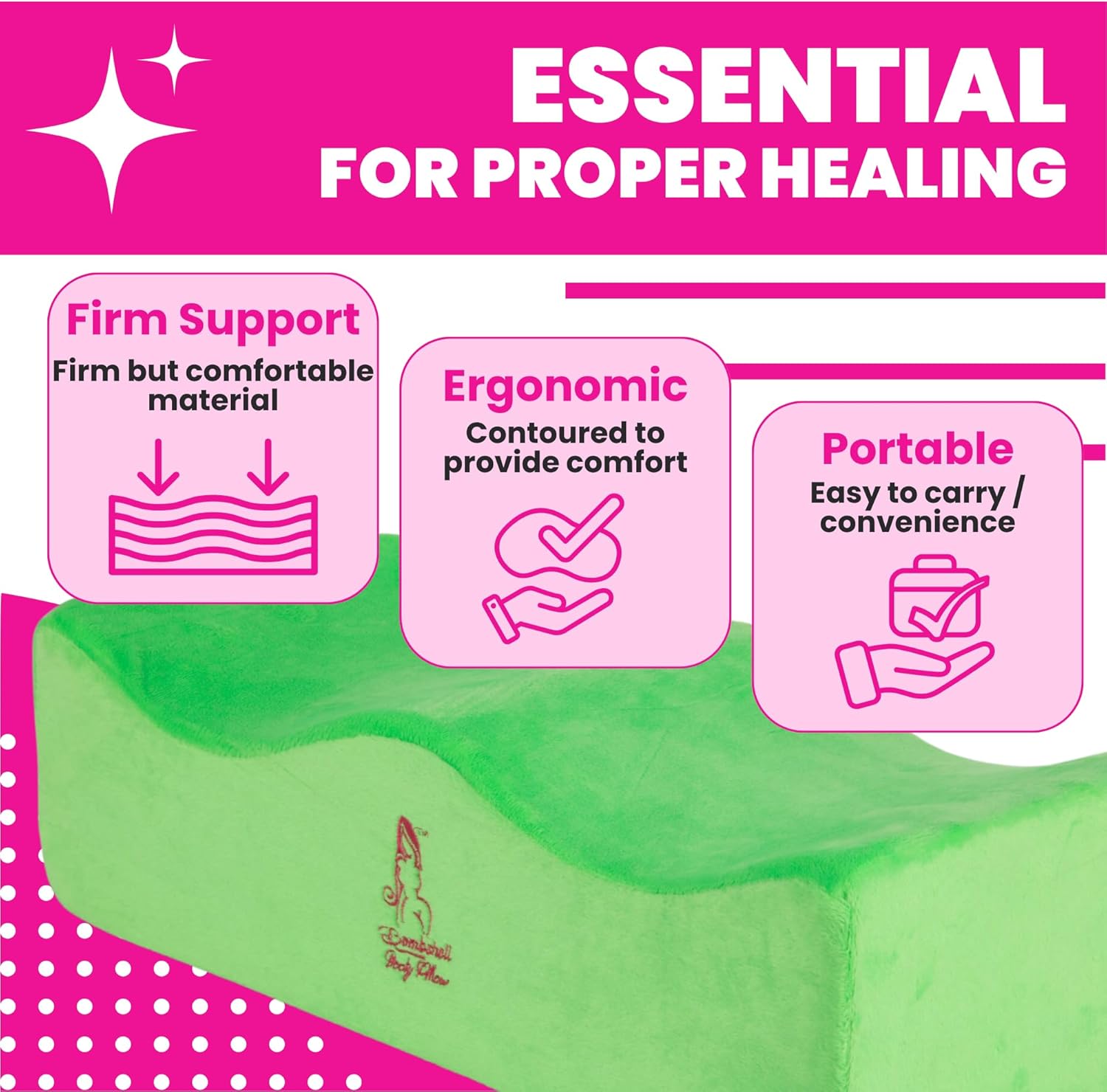 Bombshell Booty Pillow Post Surgery Recovery Kit