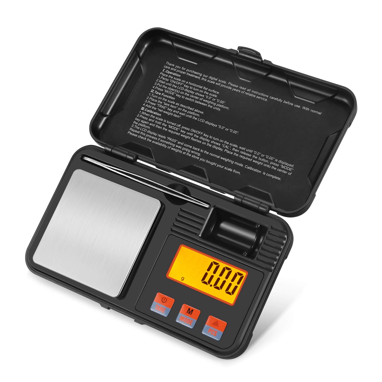 Flexzion Digital Scale Pocket Size 50g 001g Precision