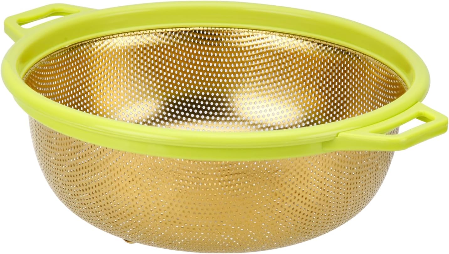 Raings 5Qt Stainless Steel Colander with Handle Dishwasher Safe