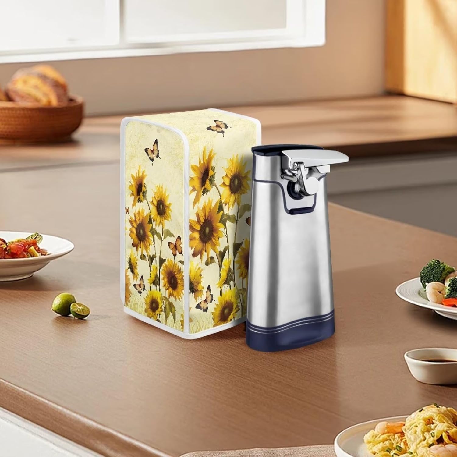 ZUXONGSY Electric Can Opener Dust Cover with Kitchen Decoration
