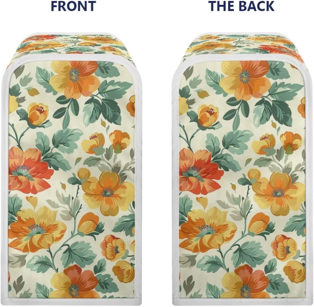CREAMIC Flower Print Can Opener Cover Dust Proof