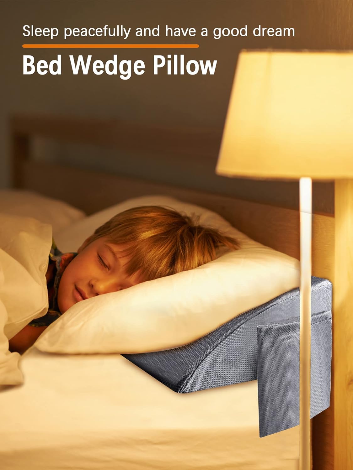 Moavica Full Size Bed Wedge Pillow Gap Filler