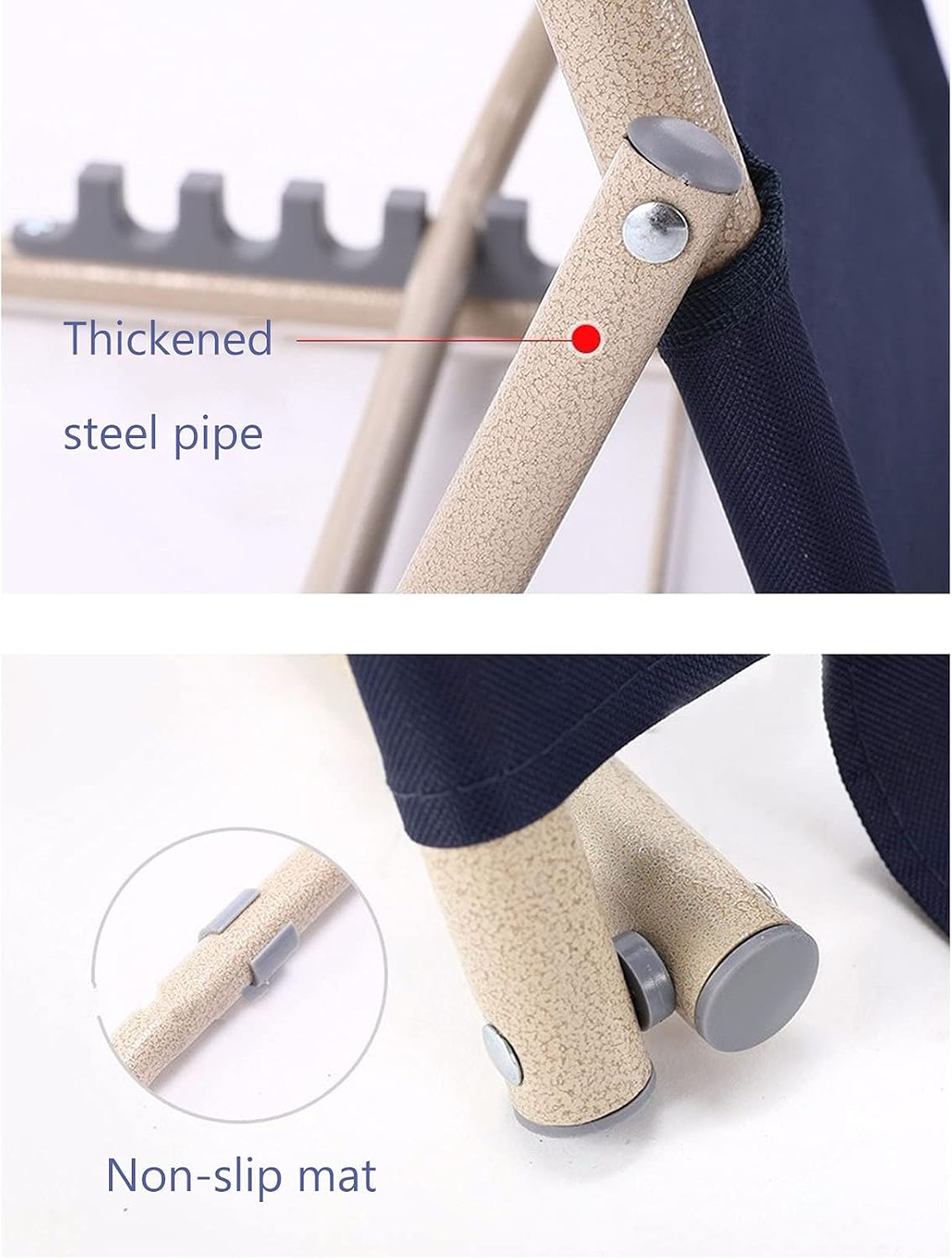 Adjustable Padded Foldable Backrest for Travel and Home Use