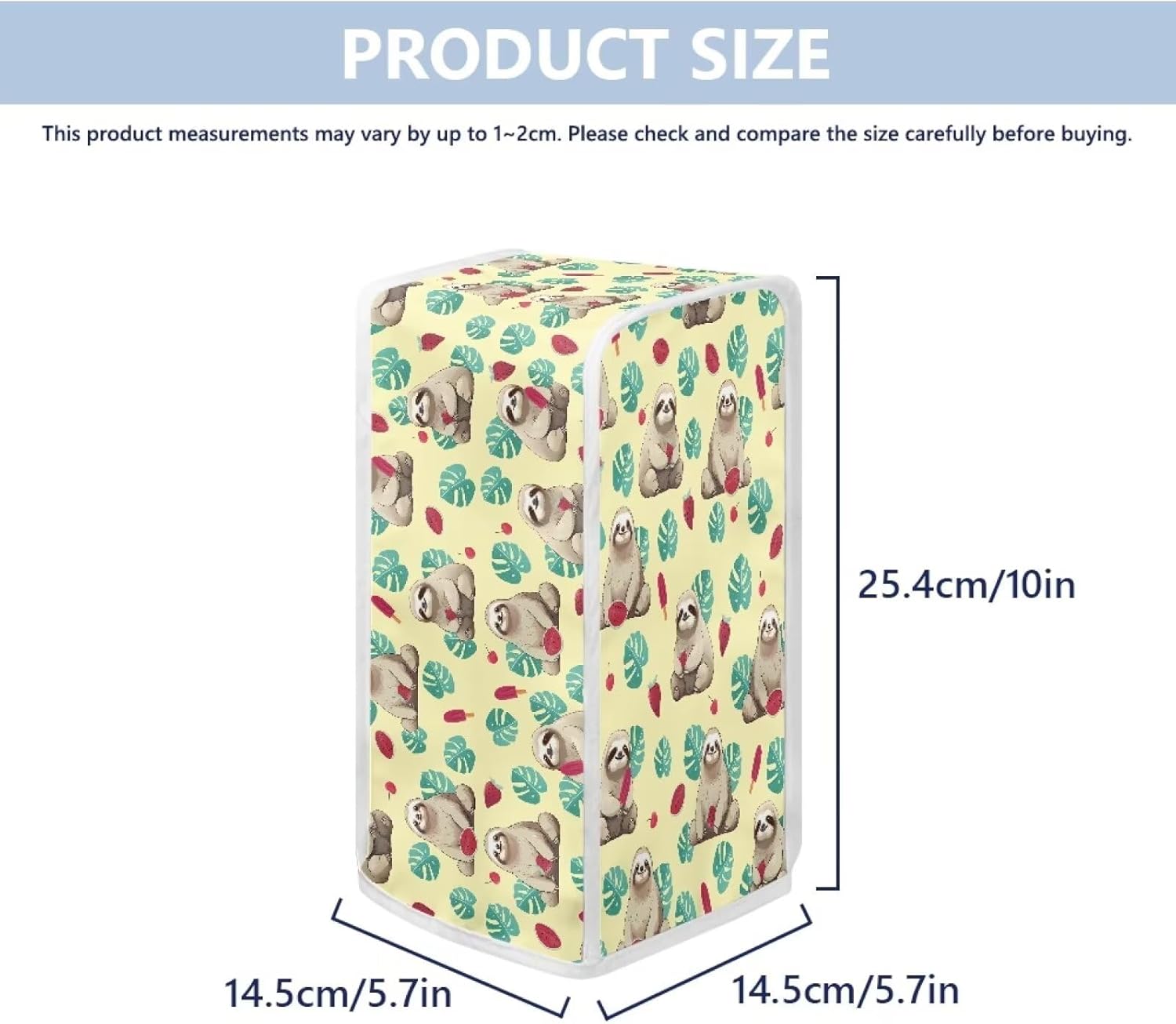 Cute Sloth Electric Can Opener Dust Cover