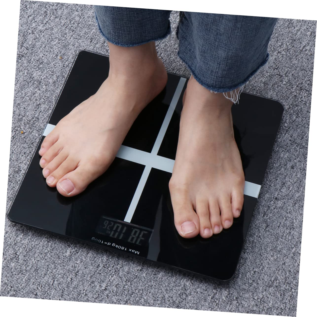 FOMIYES Glass Body Weight Scale with High Precision Sensors
